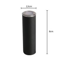 Embutido de Solo Nordecor Rani 0,5 watts 24° IP67 Âmbar Aço Inox Ø25x80mm 6151 PREN