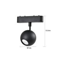 Spot Magnético Nordecor Kay Tez 9,5 watts 3000K 48V  IRC90 38° Preto Ø70x135mm 6560 PREN