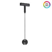 Pendente Magnético Nordecor Kay Tez 4,5 watts 3000K 48V  IRC90 38° Preto Ø50x1500mm 2843 PREN