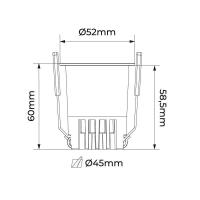 Spot de Embutir Nordecor VEXO LED 6 watts 2700K IRC97 17° Branco 80081