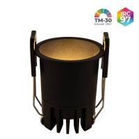 Spot de Embutir Nordecor VEXO LED 6 watts 2700K IRC97 17° Preto 80082