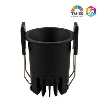 Spot de Embutir Nordecor VEXO LED 6 watts 3000K IRC97 17° Preto 80084