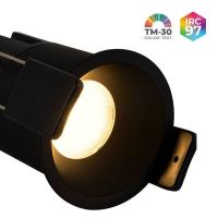 Spot de Embutir Nordecor VEXO LED 6 watts 3000K IRC97 17° Preto 80084