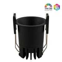 Spot de Embutir Nordecor VEXO LED 6 watts 2700K IRC97 53° Preto 80086
