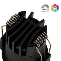 Spot de Embutir Nordecor VEXO LED 6 watts 2700K IRC97 53° Preto 80086