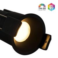 Spot de Embutir Nordecor VEXO LED 6 watts 3000K IRC97 53° Preto 80088