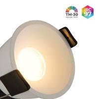 Spot de Embutir Nordecor VEXO LED 9 watts 2700K IRC97 53° Branco 80093