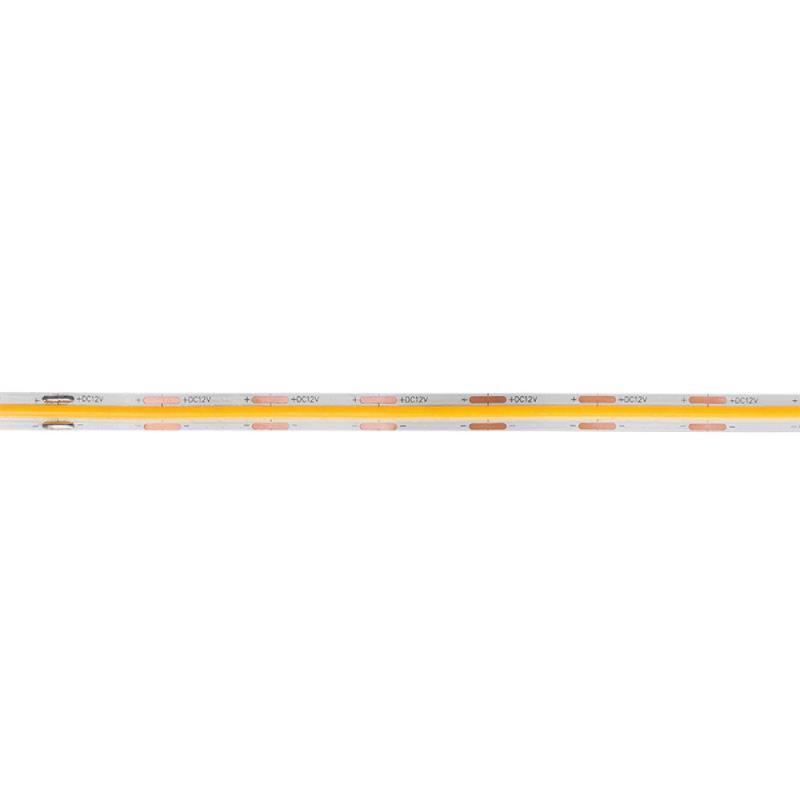 Fita de Led Nordecor 12V Cob 512 Leds/mt 12w/mt IP20 3000K 8mm (Rolo 5 metros) 7054 PREN