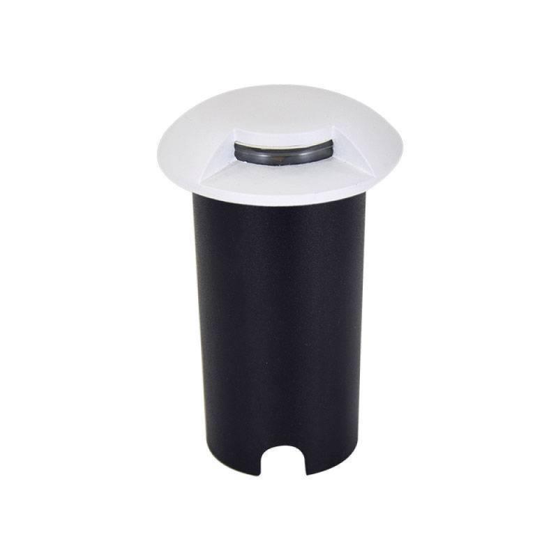 Embutido de Solo Nordecor Zola Branco 1 Facho 2 watts 180° IP67 3000K Ø49x60mm 6154 PREN