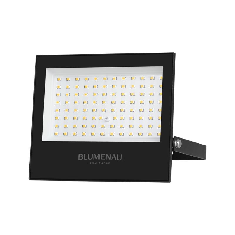 Refletor Led Blumenau Play 100 watts 4100K IP66 Alumínio Bivolt 78100400
