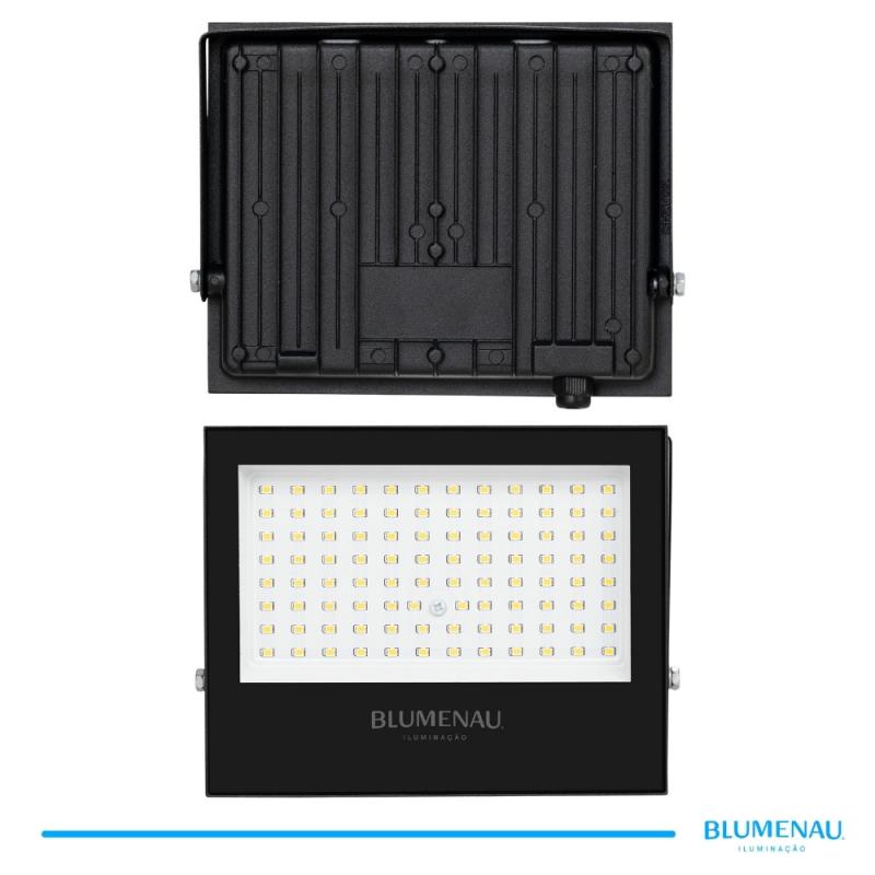 Refletor Led Blumenau Play 100 watts 4100K IP66 Alumínio Bivolt 78100400 PREN