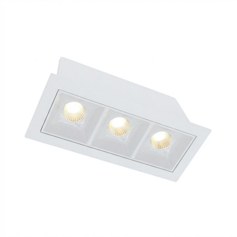 Spot Embutir Opus LED Soul 6 watts 3000K IRC90 30° IP20 105x45x50mm Branco OPS 87746 PREN