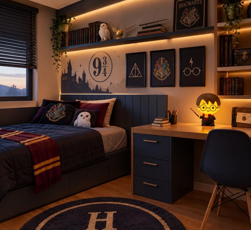 Luminária de Mesa USARE Harry Potter 1L E27 250x200x150mm PREN