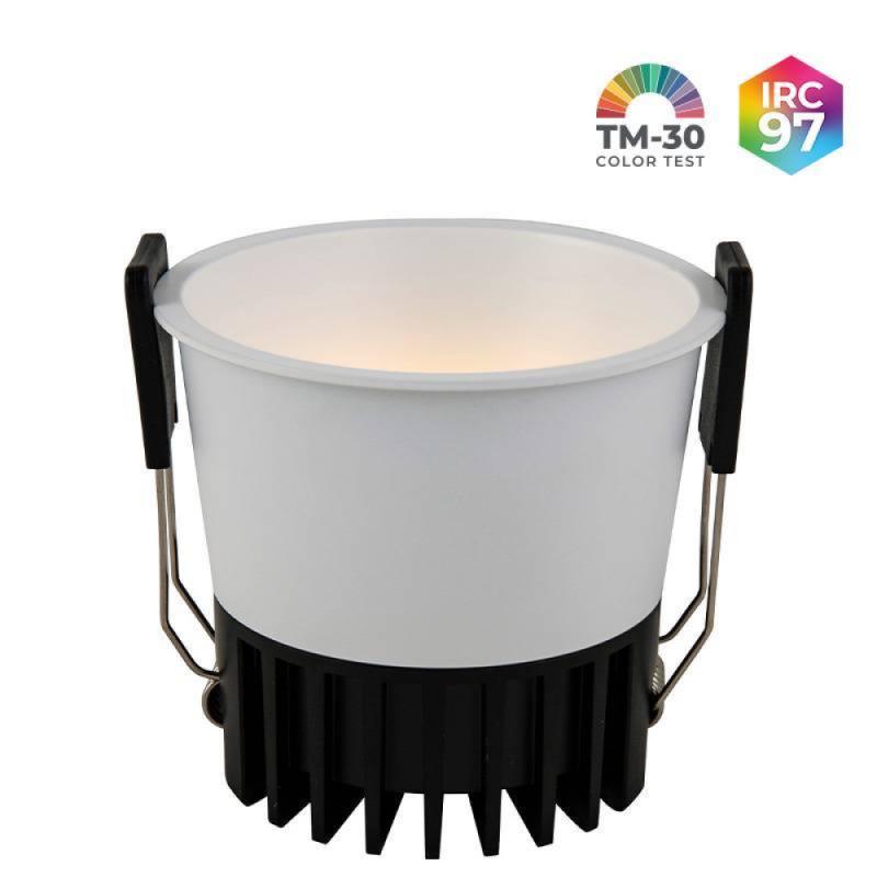 Spot LED Vexo Nordecor Embutir 12 watts 2700K 32° IRC97 Branco 80097 