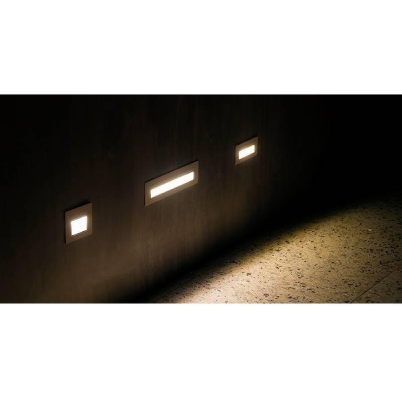 Balizador de Parede Nordecor Linder Branco 3 watts IP65 3000K Bivolt 85x85x50mm 2020 PREN