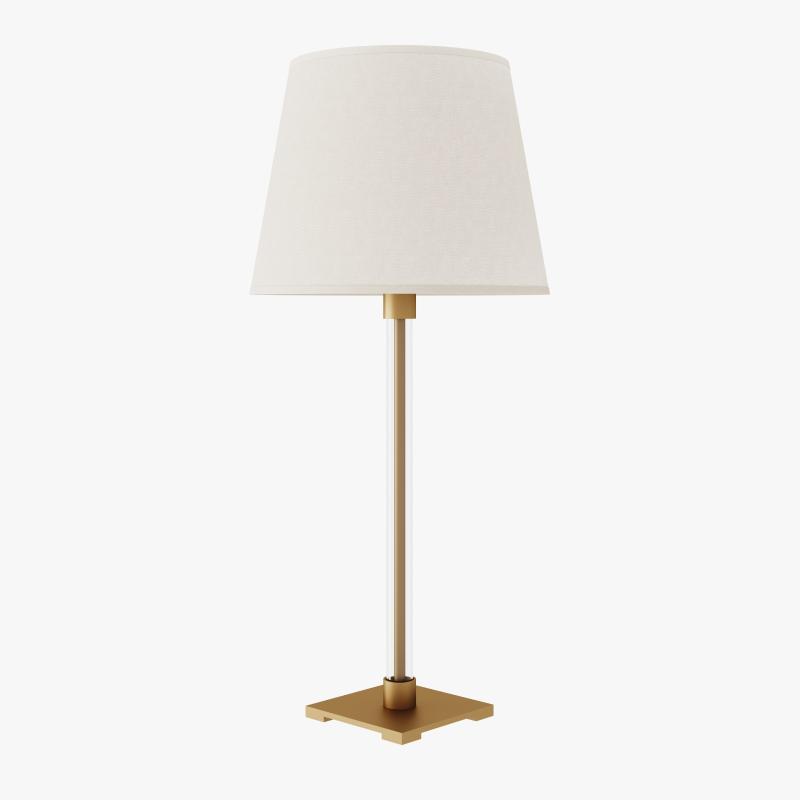 Abajur Foco Metallo Massimo Cúpula Off White 1L E27 Ø350x735mm AB 233