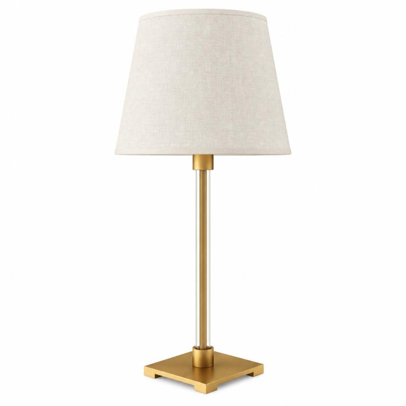 Abajur Foco Metallo Massimo Cúpula Off White 1L E27 Ø350x735mm AB 233