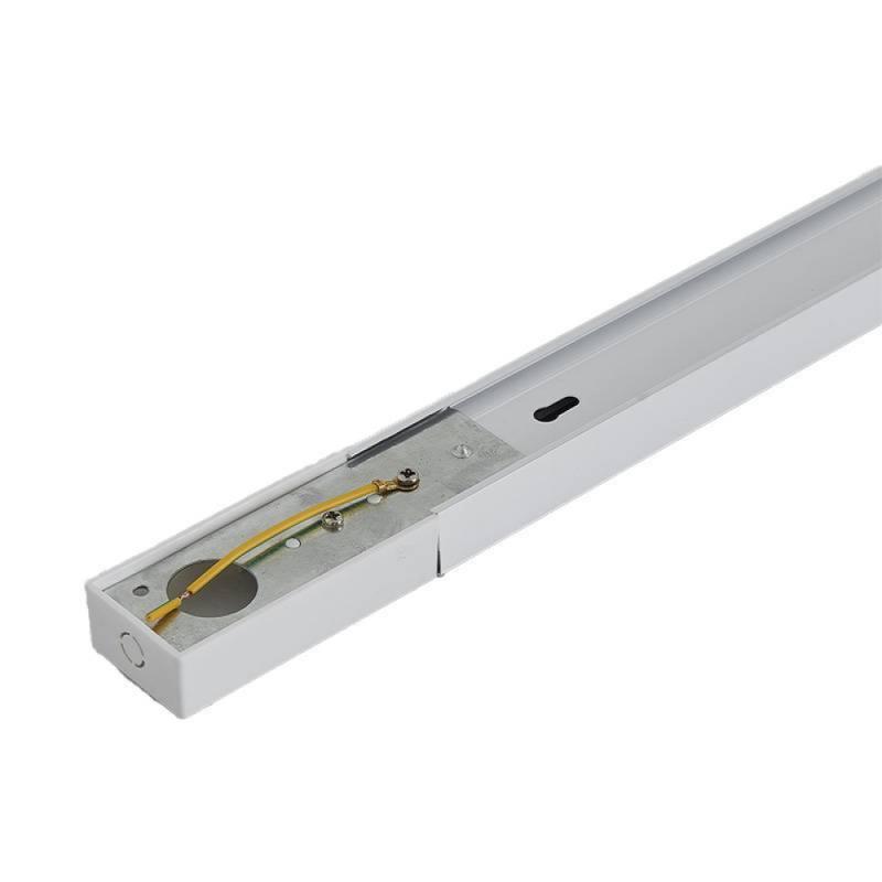 Trilho Eletrificado com Canaleta Nordecor Branco 1 Metro 6812 PREN
