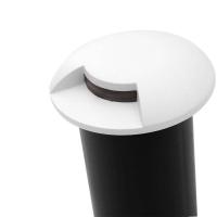 Embutido de Solo Nordecor Zola Branco 1 Facho 2 watts 180° IP67 3000K Ø49x60mm 6154 PREN