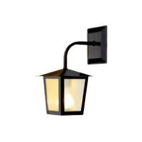 Arandela Ideal Colonial Quadrada Pequena Aço Fosfatizado e Termoplástico 1L E27 280x150x235mm L-2-B PREN