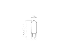 Lâmpada Led Stella Halopin G9 4 Watts 127V 3000K STH8141/30 PREN