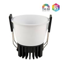 Spot LED Vexo Nordecor Embutir 9 watts 3000K 53° IRC97 Branco 80095