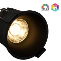 Spot de Embutir Nordecor Vexo 12 watts 3000K IRC97 32° Preto 80100