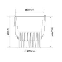 Spot de Embutir Nordecor Vexo 15 watts 3000K IRC97 32° Branco 80103