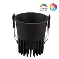 Spot de Embutir Nordecor Vexo 15 watts 3000K IRC97 32° Preto 80104