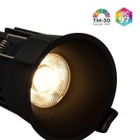 Spot de Embutir Nordecor Vexo 15 watts 3000K IRC97 32° Preto 80104