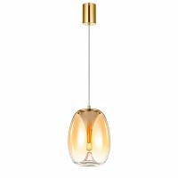 Pendente Casual Light Studioluce Zug Champagne e Dourado 15 watts 2700K Ø270x370mm PD1891CH