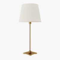 Abajur Foco Metallo Massimo Cúpula Off White 1L E27 Ø350x735mm AB 233