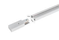 Trilho Eletrificado com Canaleta Nordecor Branco 1 Metro 6812 PREN