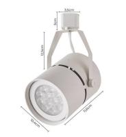 Spot para Trilho Nordecor Classic Branco PAR30 E27 Ø104x142mm 6038 PREN