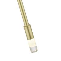 Pendente Nordecor Nima 3 watts 3000K Dourado Fosco Ø25x500mm 2679 PREN