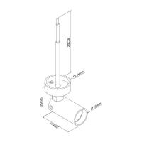 Mini Spot Nordecor Lit Sobrepor 1 watt 24V IRC90 3000K 24° Branco IP20 Ø13x25mm 6978 PREN