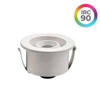 Mini Spot Embutido Nordecor Ollo 3 watts 3000K 15° Branco Ø50x40x45mm IRC90 Bivolt 6542 PREN